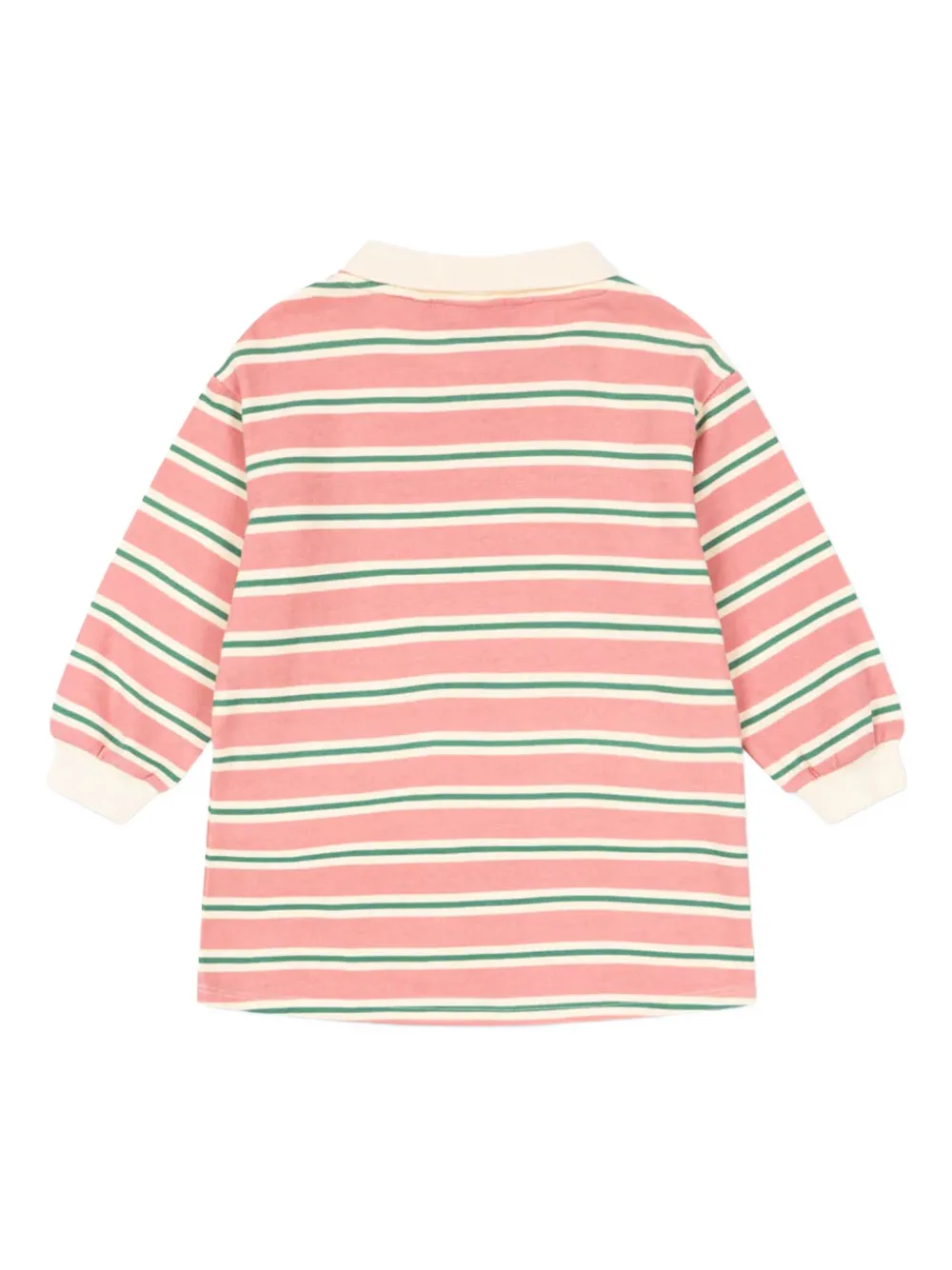 Konges Sløjd striped embroidered dress - Roze