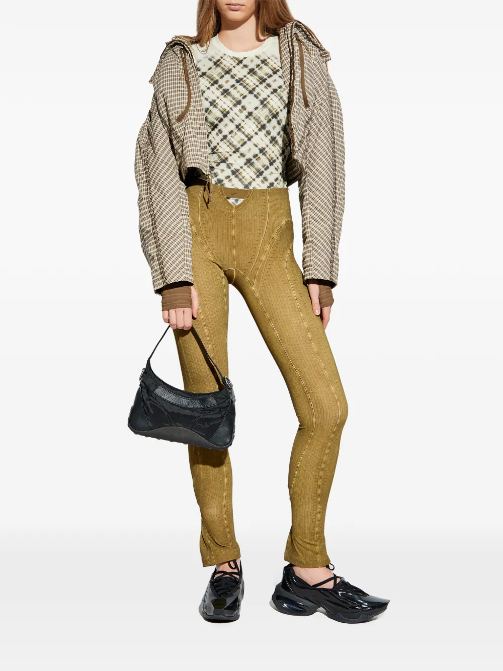 Nike x KNWLS cut-out ribbed leggings - Bruin