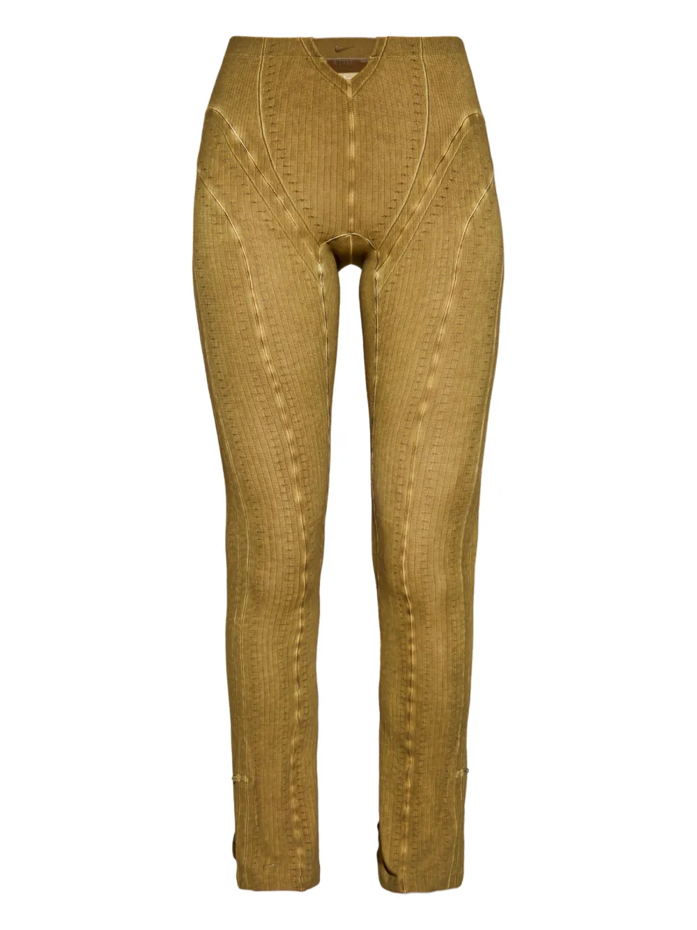 Nike x KNWLS cut-out ribbed leggings - Marrone