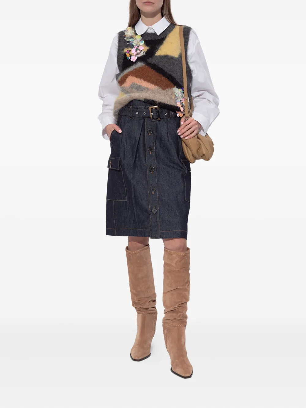 MUNTHE Rubble embellished vest | Vests & Tank Tops | Image 2