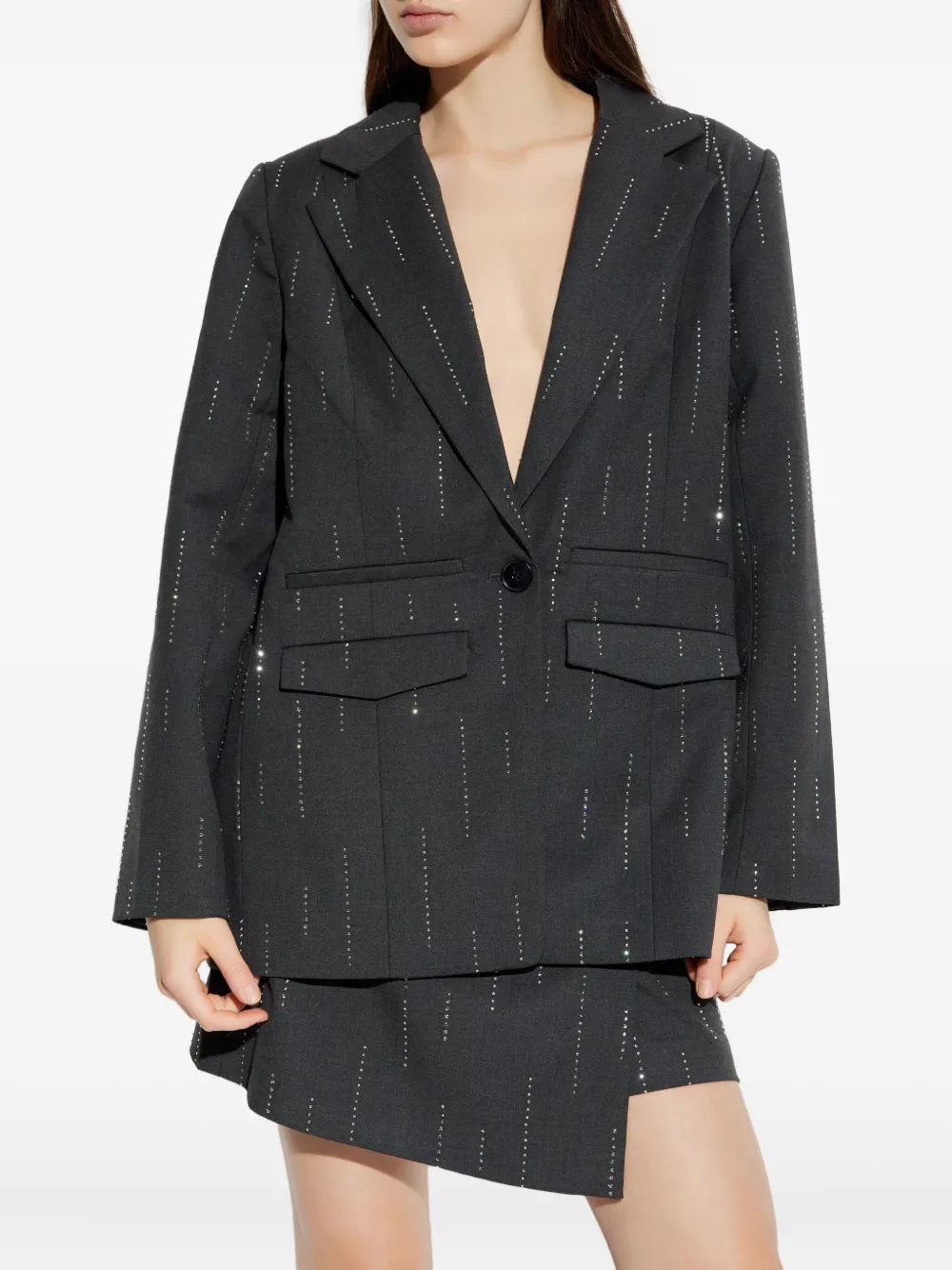 GZADIRA 缀饰纽扣西装夹克