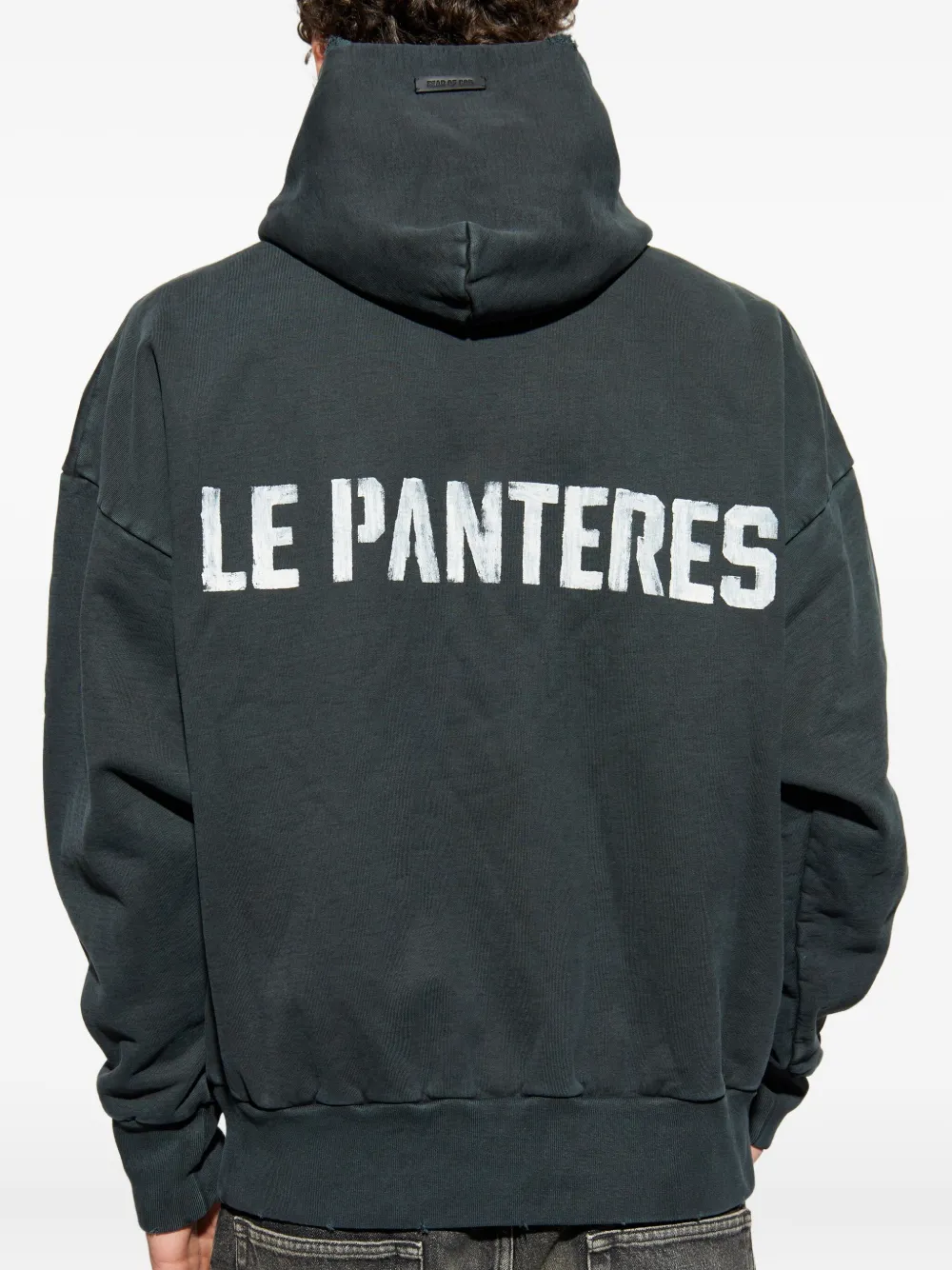 Fear Of God Graphic-print Hoodie In Gray