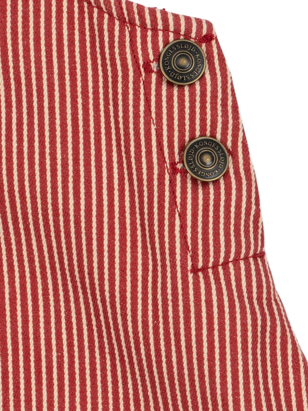 Konges Sløjd Luc Spencer gestreepte jurk Rood