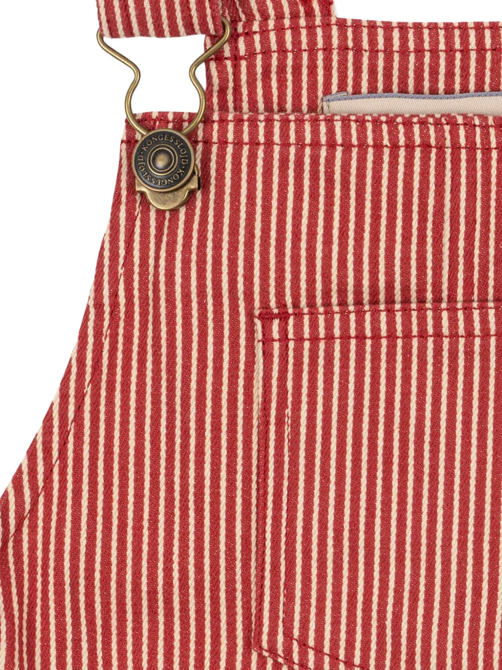 Konges Sløjd Luc Spencer gestreepte jurk Rood