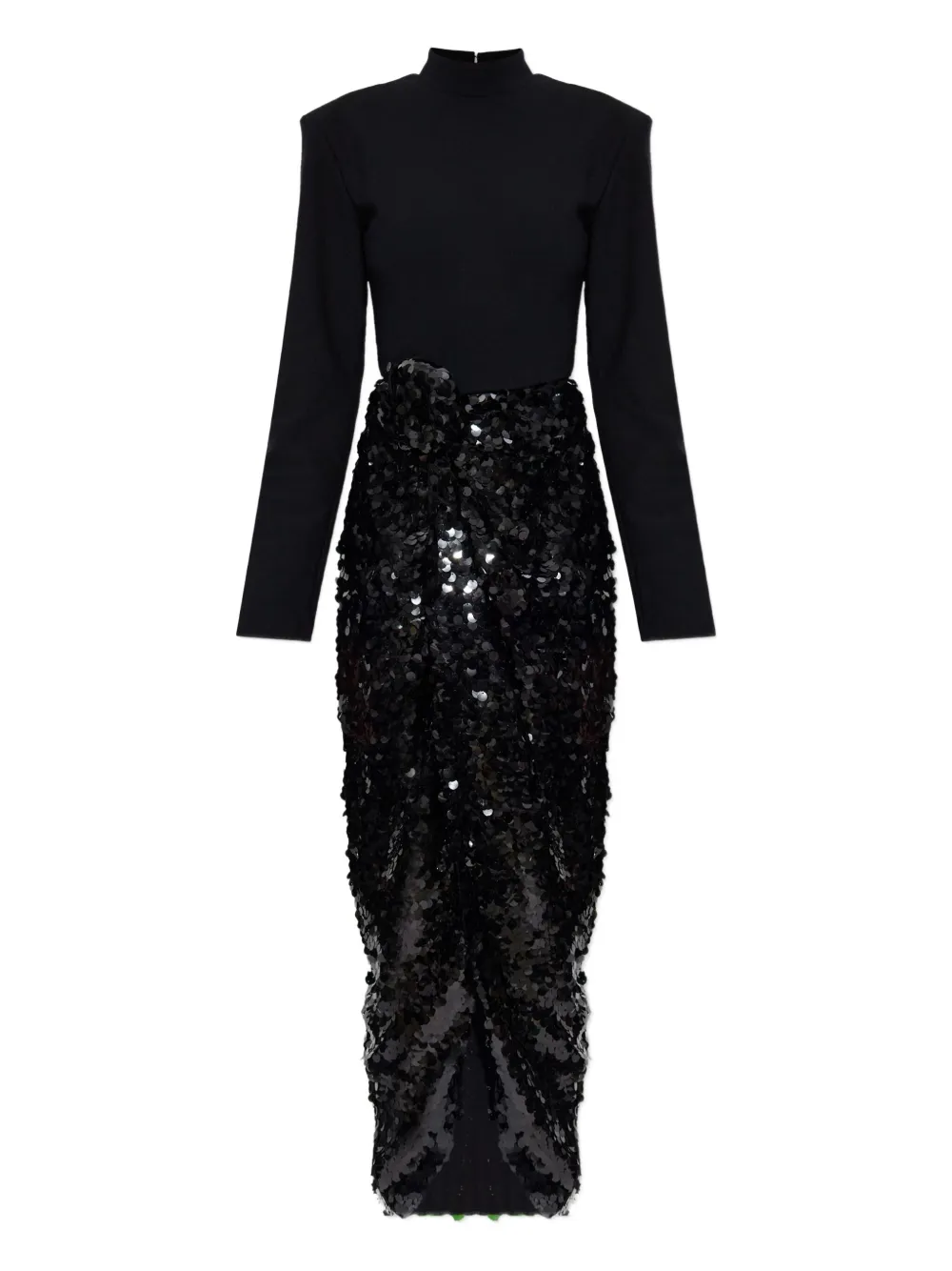 ROTATE BIRGER CHRISTENSEN robe longue à sequins | noir | Image 1