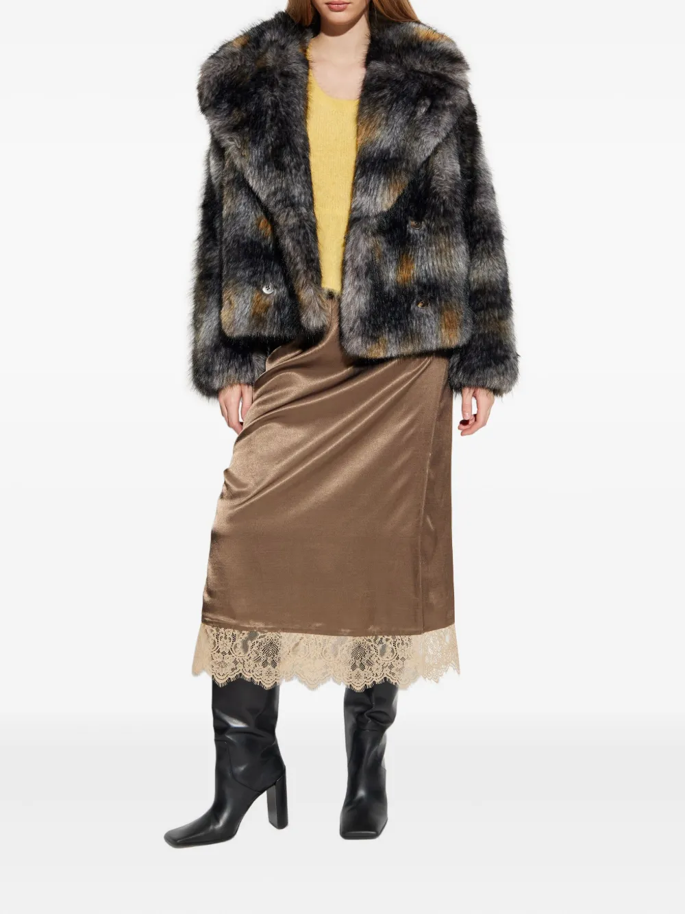 MUNTHE buttoned jacket | Faux Fur & Shearling Jackets | Image 2