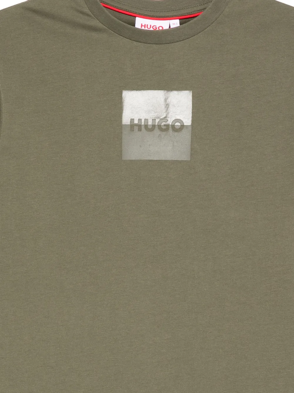 Hugo Boss Logo Graphic T-shirt In Brown