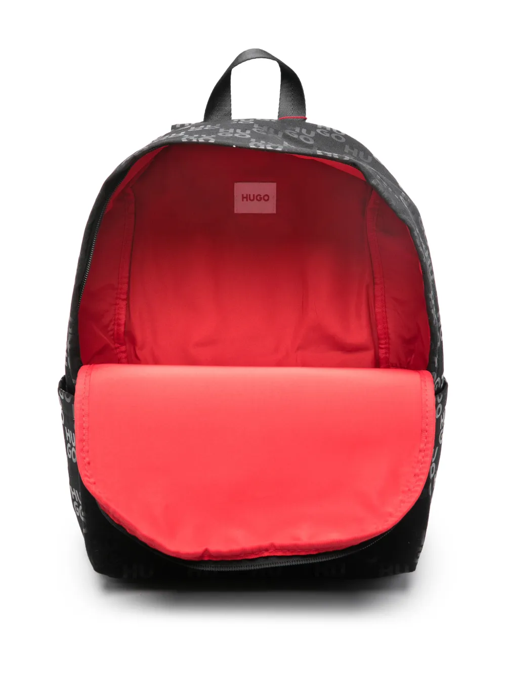 HUGO KIDS Rugzak met logoprint Zwart