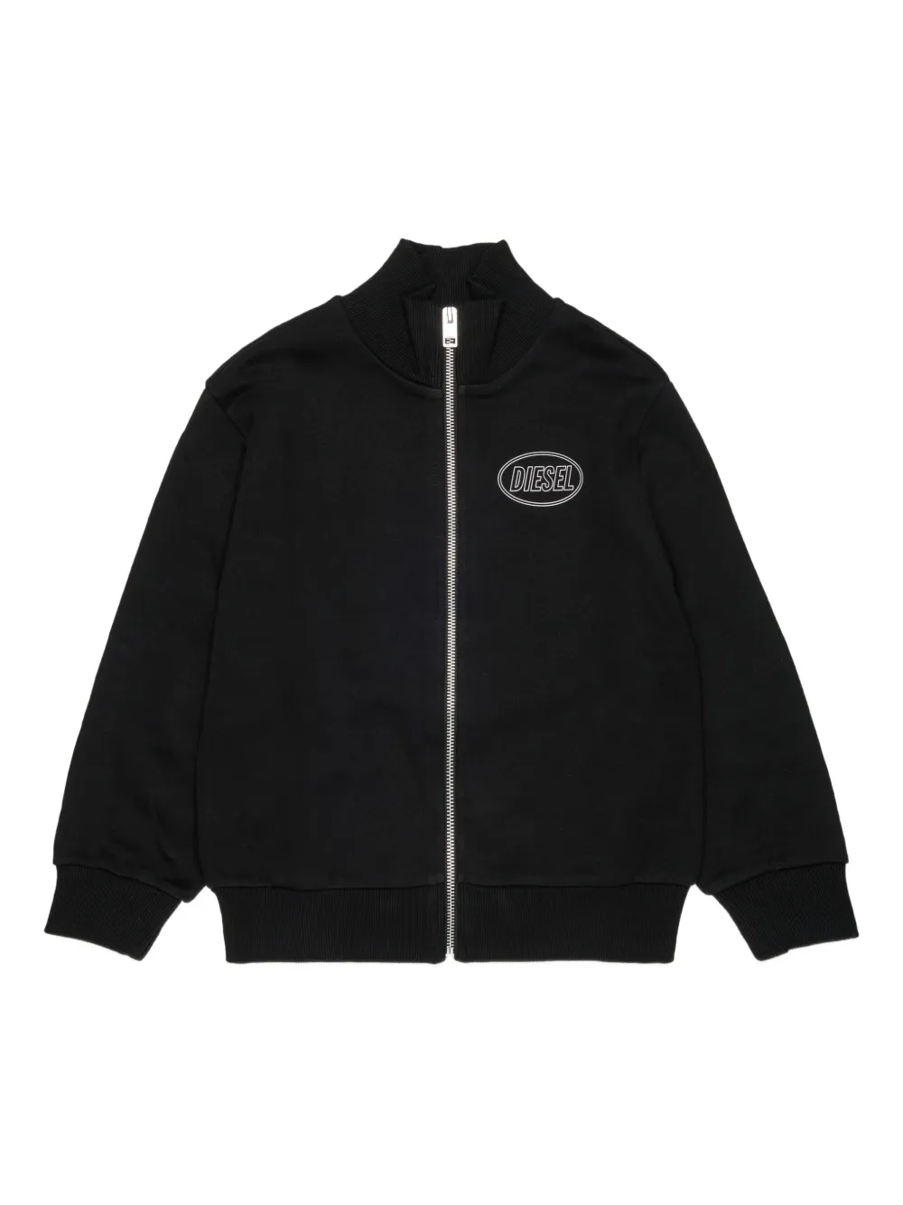 Diesel Kids Felpa Scirclezip Over - Nero