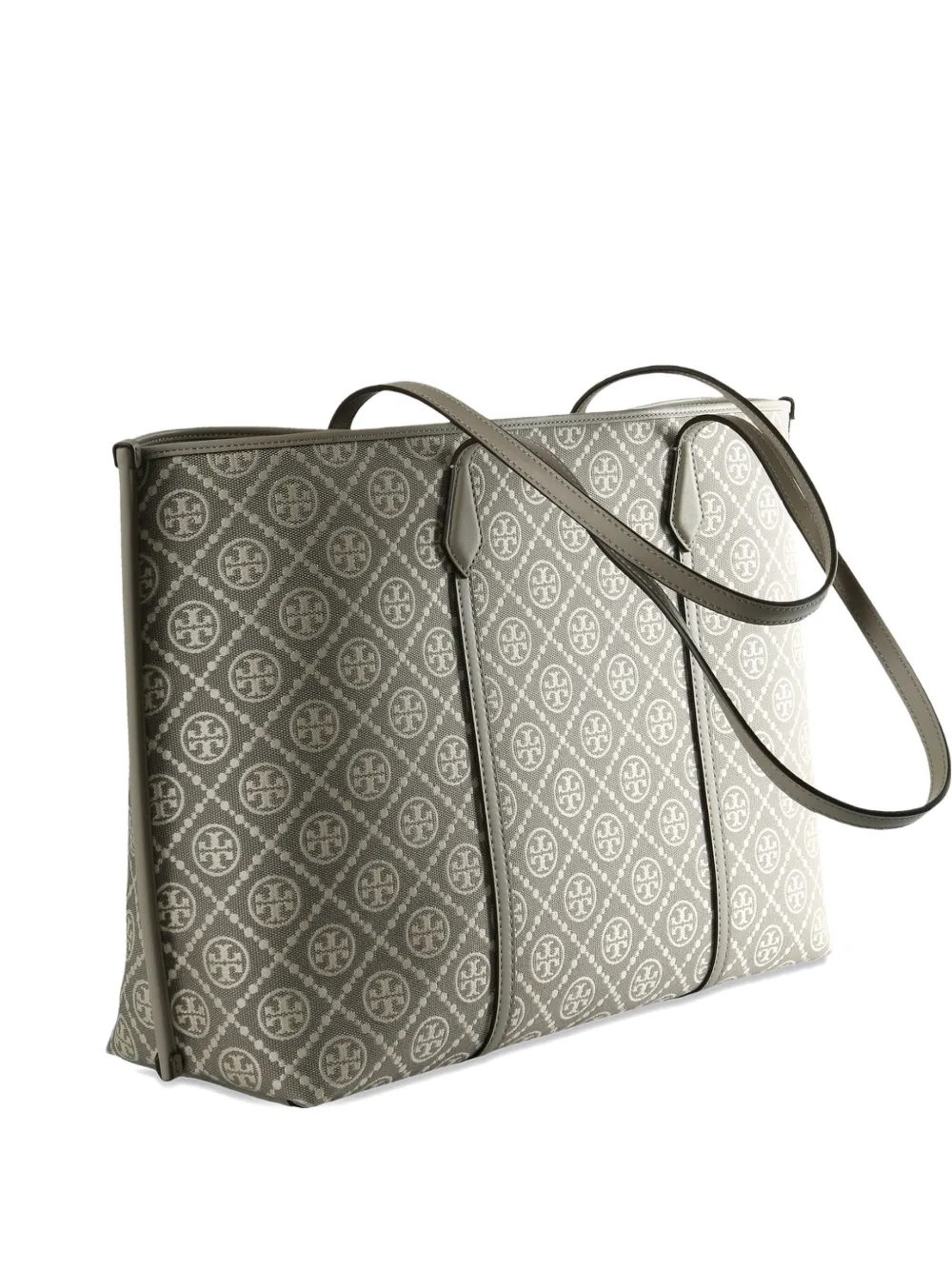 Tory Burch monogram print tote bag | Grey | Image 1