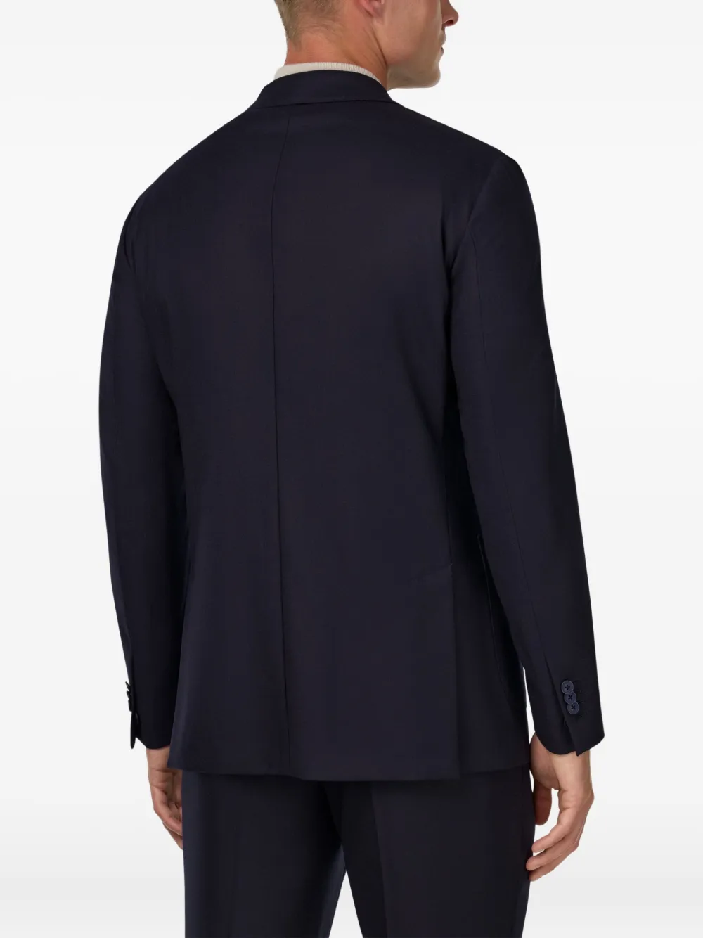 Boggi Milano Blazer met enkele rij knopen Blauw