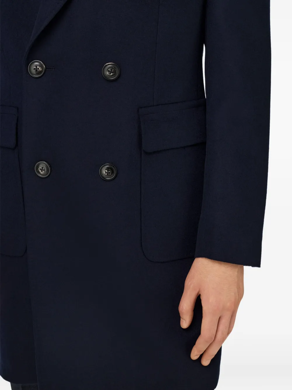 Boggi Milano Jas met dubbele rij knopen Blauw