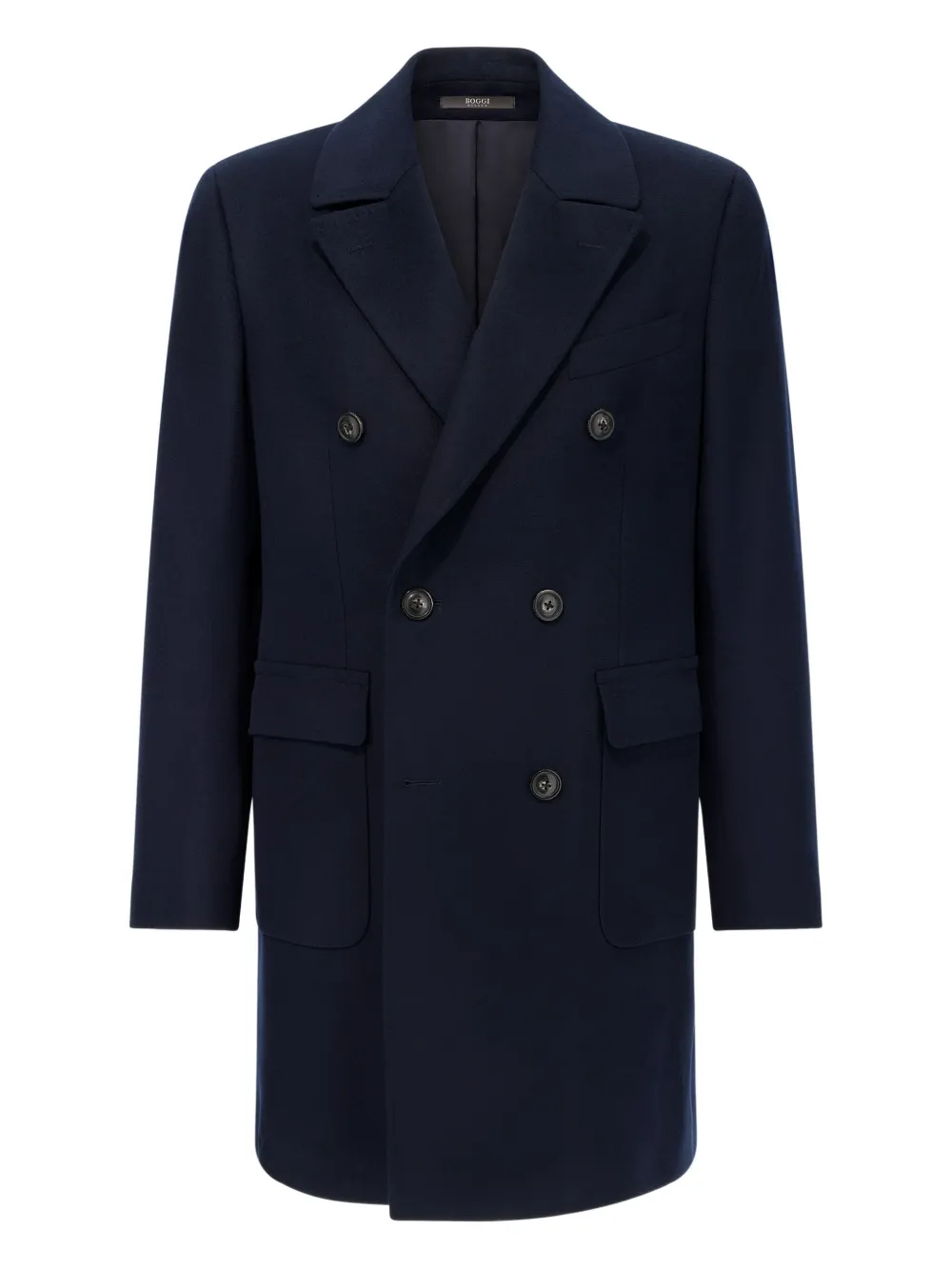 Boggi Milano double-breasted coat | Blue | Image 1