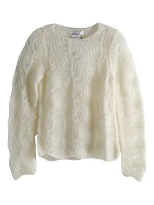 Comme Des Garçons オープンニット セーター | ホワイト | FARFETCH JP