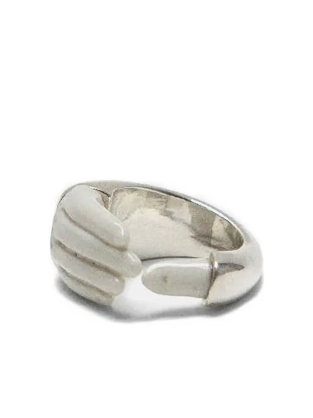 Andres Gallardo Hand Grab Ring In Silver