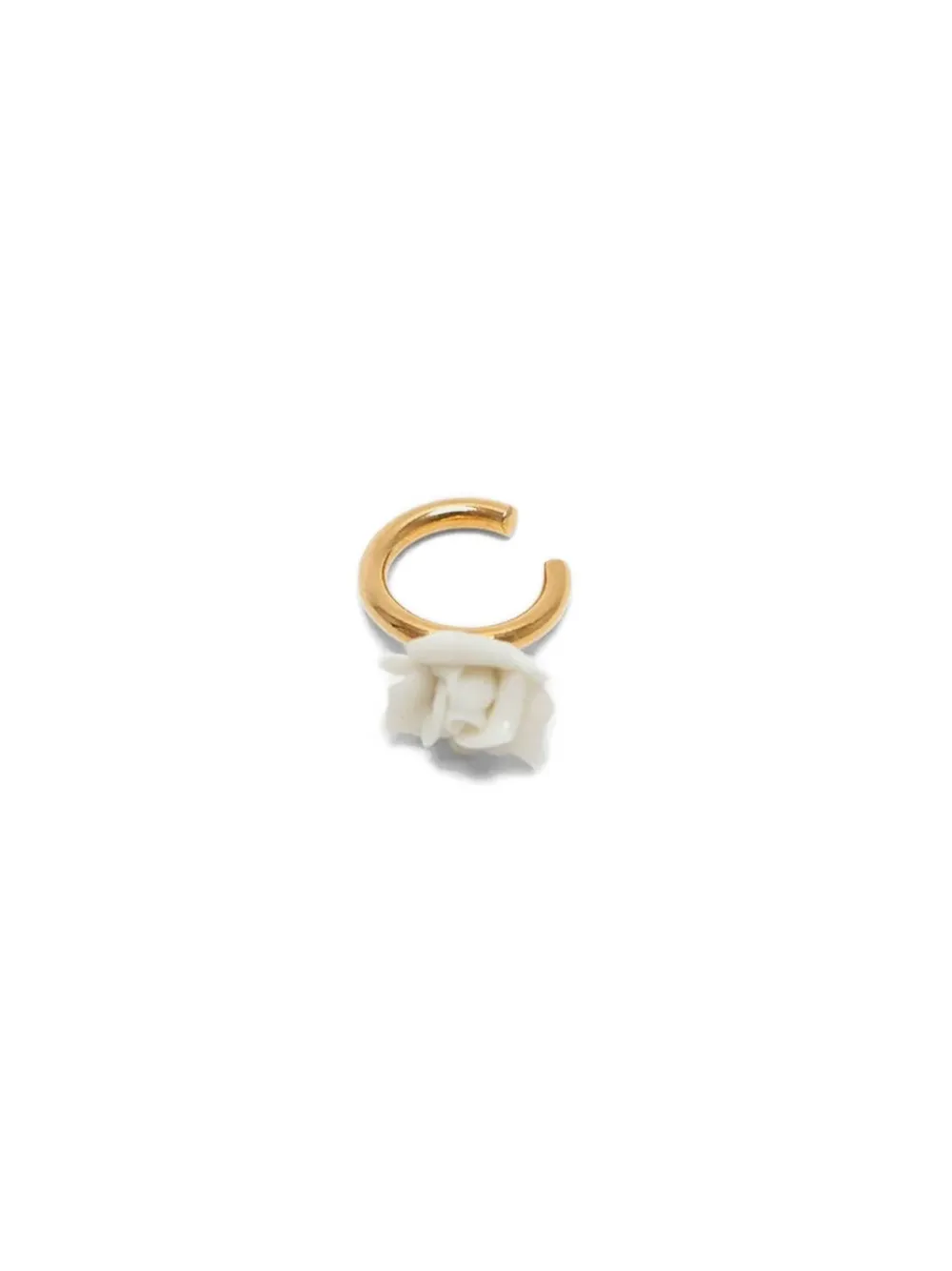 Andres Gallardo Mini Rose Cuff Earring In Gold
