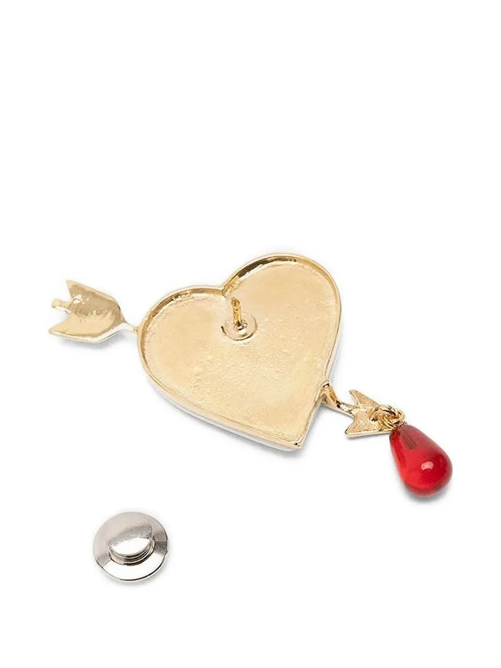 Andres Gallardo prendedor Cupid en forma de corazón | Image 2