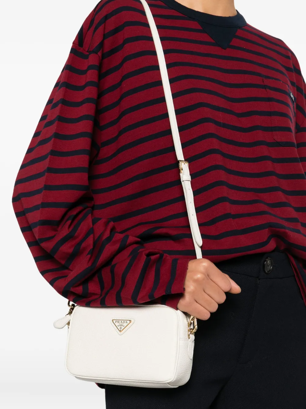 Prada logo plaque satchel | Image 2