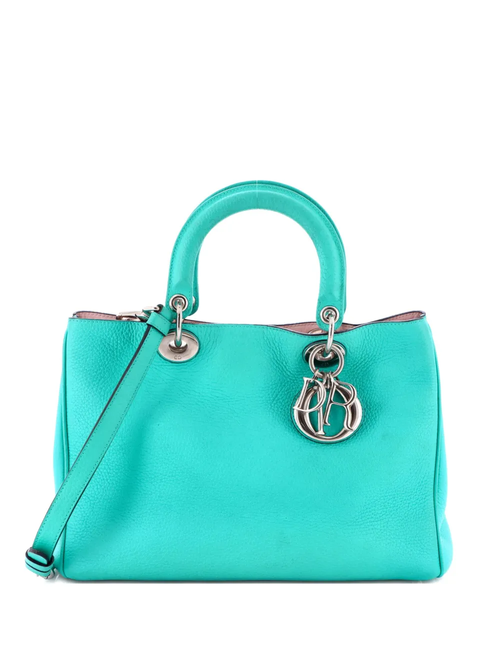 Christian Dior Pre-Owned Diorissimo Pebbled Leather Medium tote bag -