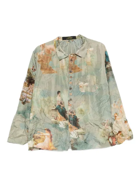 ARCHIVIO  J.M. Ribot button graphic shirt