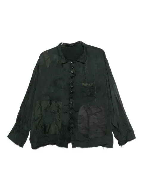 ARCHIVIO  J.M. Ribot wrinkle-effect shirt