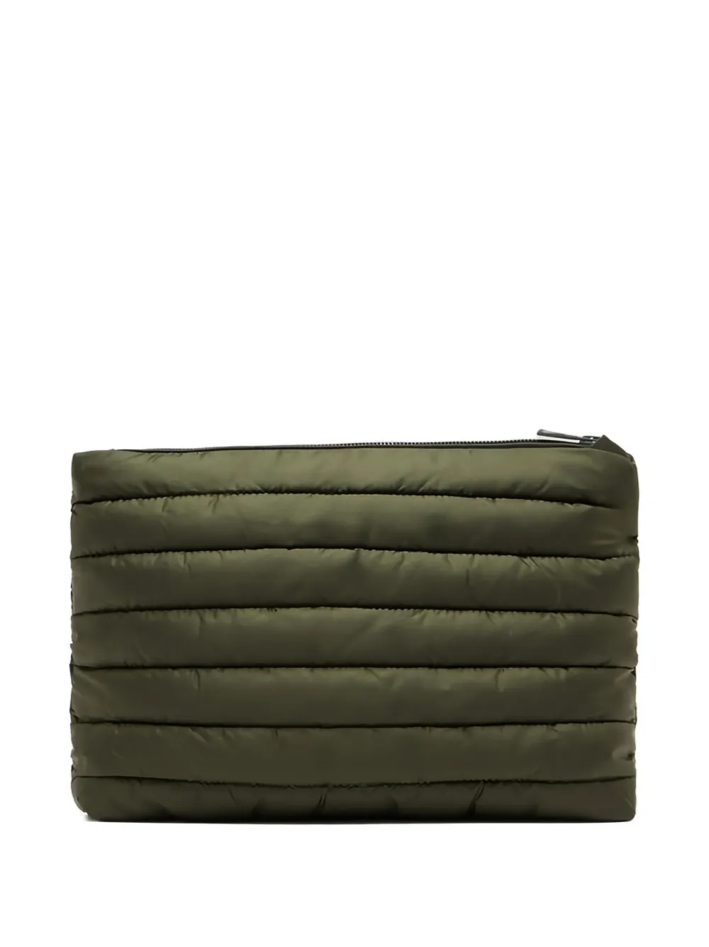 Save The Duck Thalasse Quilted Clutch Bag In Green
