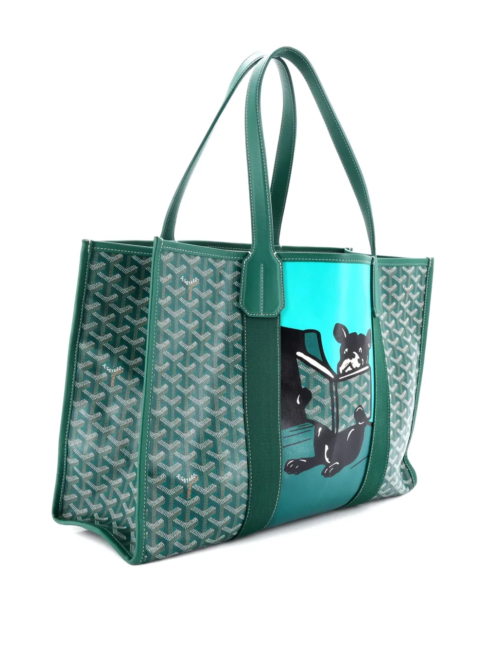 Pre-owned Goyard Villette Printed Coated Canvas Mm Tote Bag
