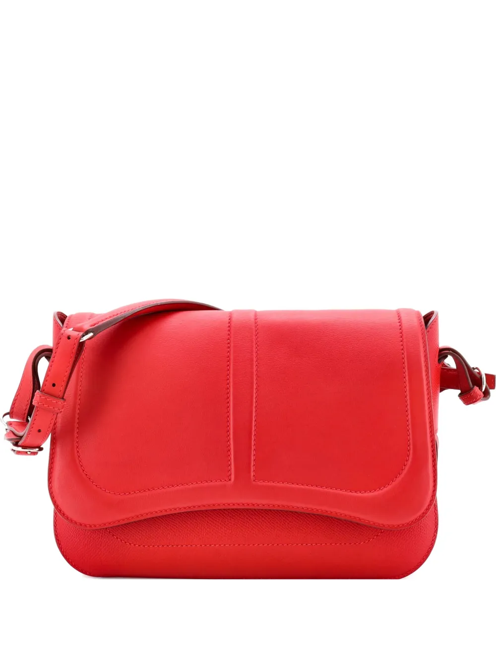 Hermès Pre-Owned Harnais Epsom and Swift shoulder bag - Rosso