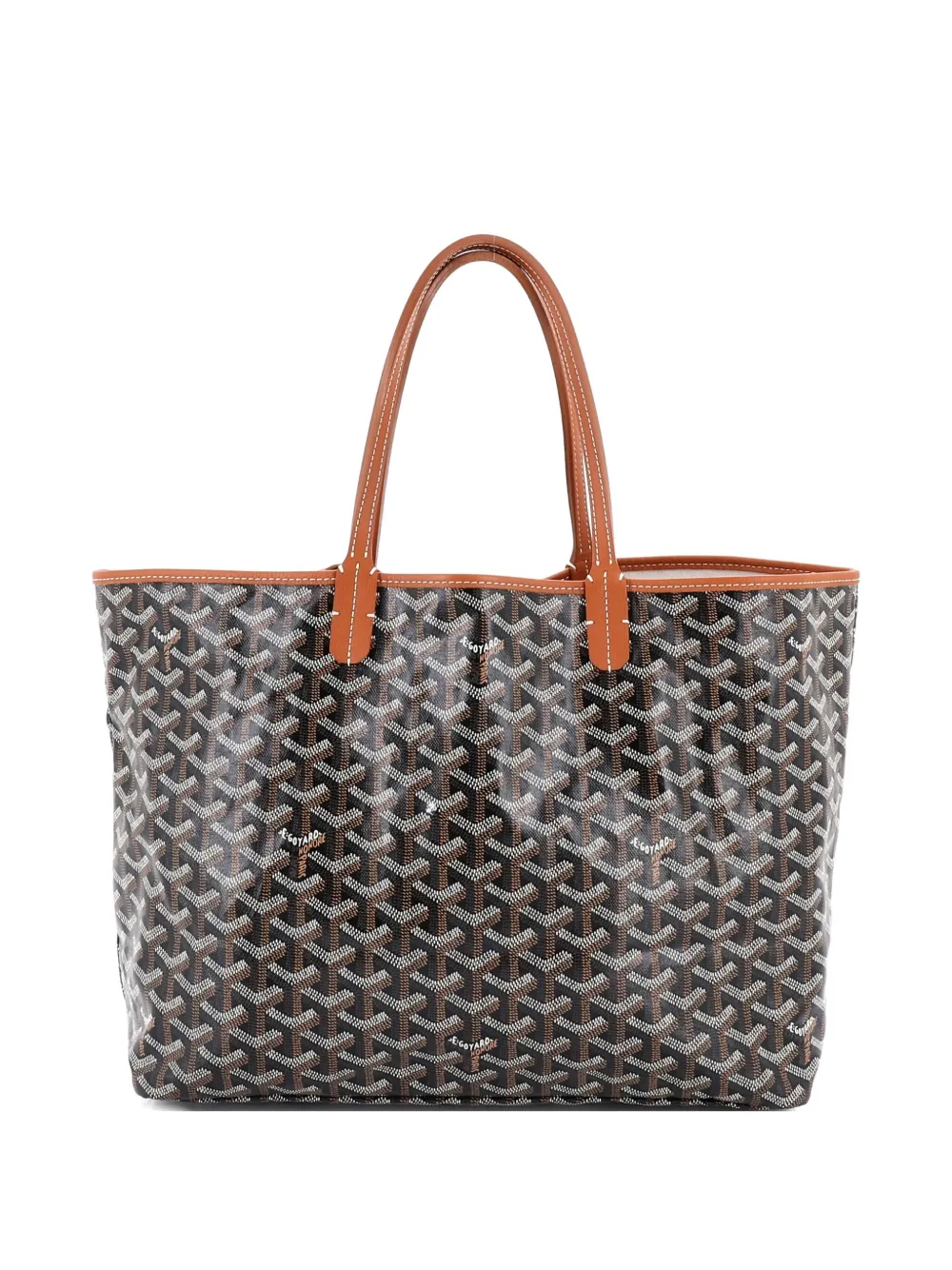 Pre-owned Goyard Saint Louis Coated Canvas Pm Tote Bag