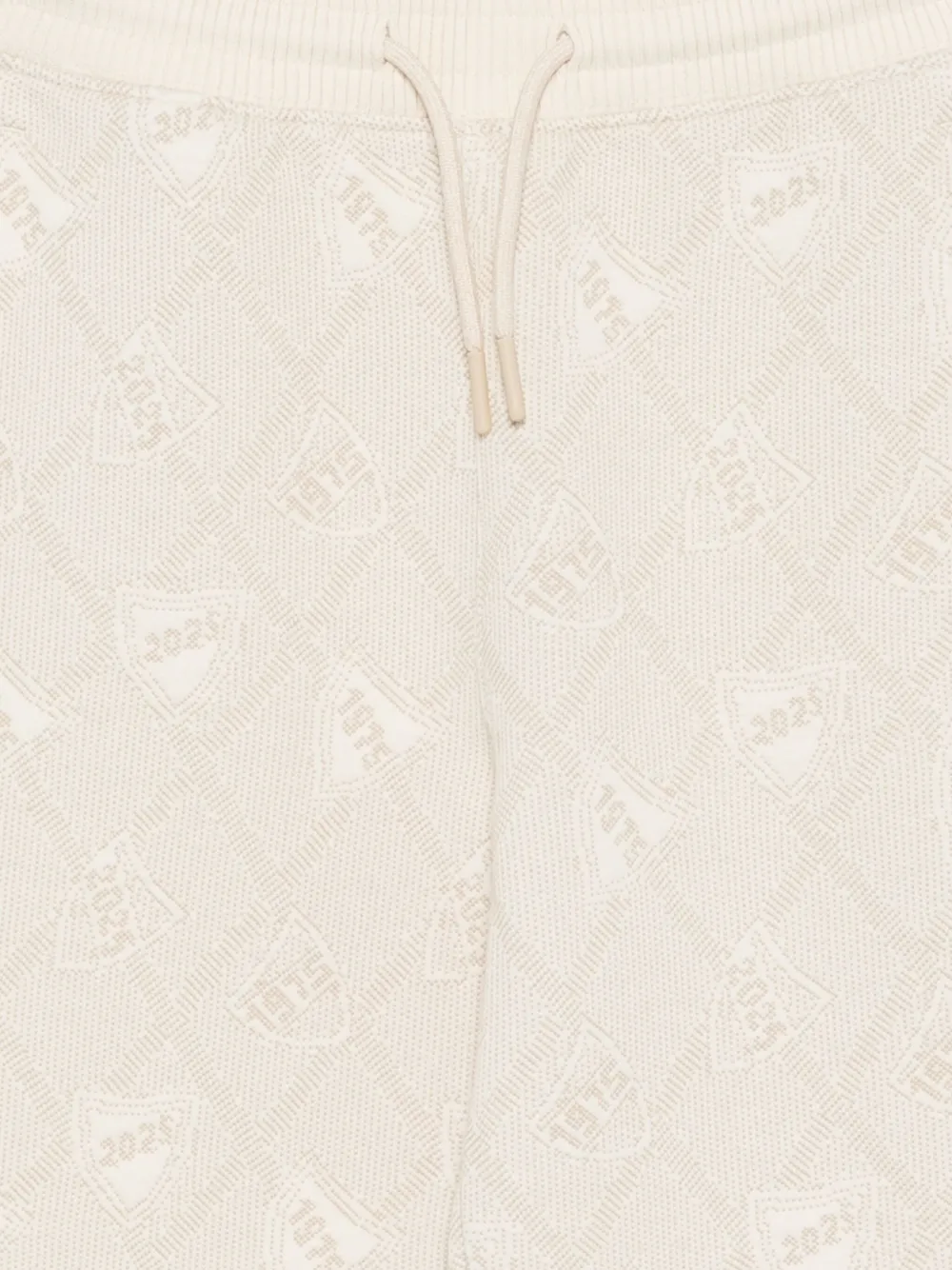 Bonpoint Jawen trainingsbroek met trekkoord en patroon Beige