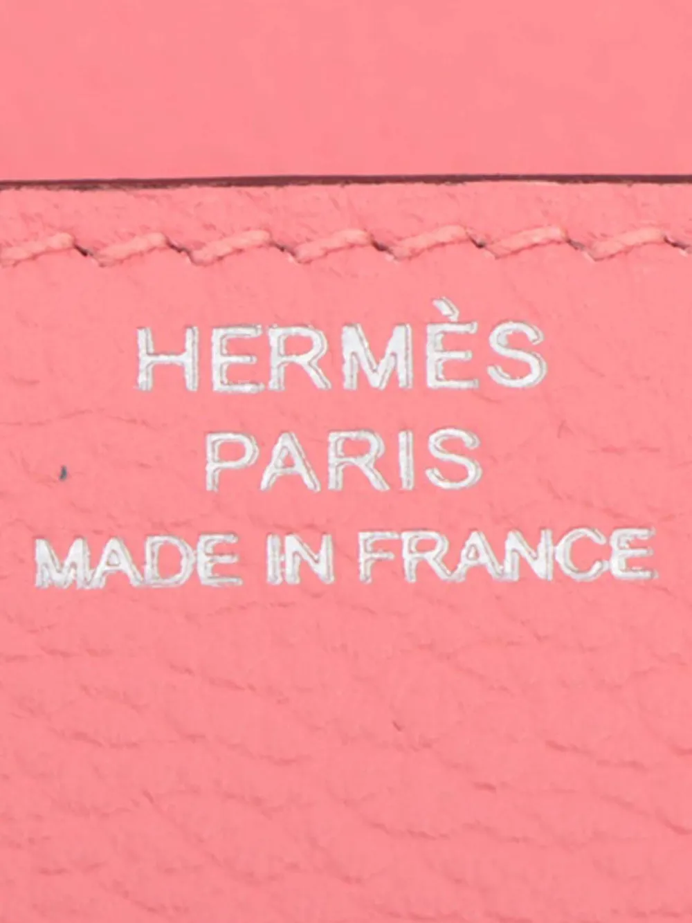 Pre-owned Hermes 2023 Evercolor Roulis Slim Wallet Small Wallets In Pink