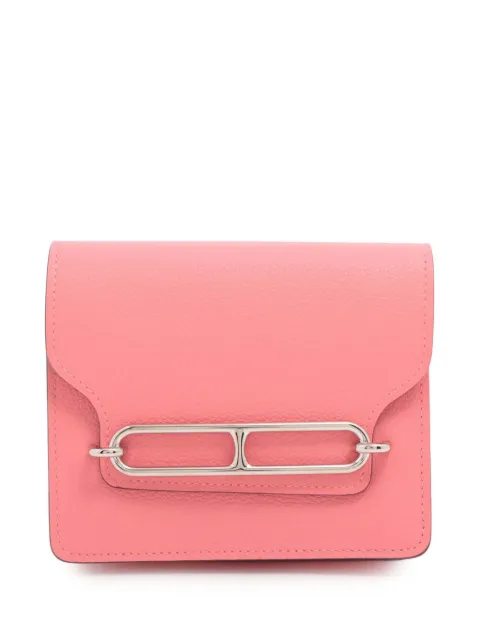 Hermès Pre-Owned 2023 Evercolor Roulis Slim Wallet small wallets