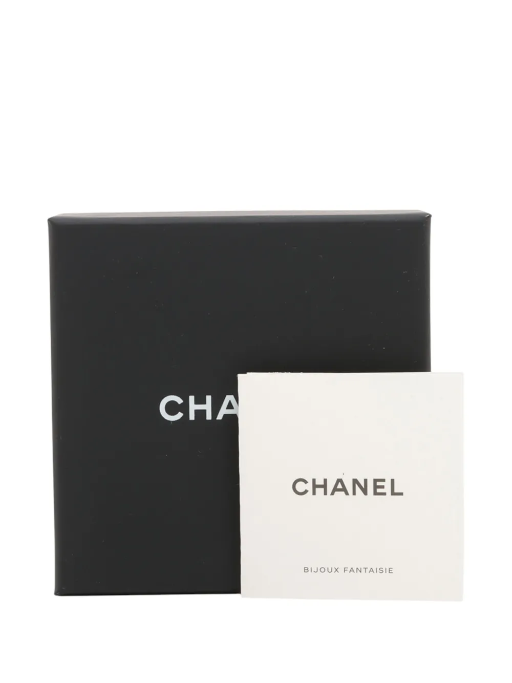 Pre-owned Chanel 2024 Gold Plated Cc Crystal Brooch Pin Costume Brooch