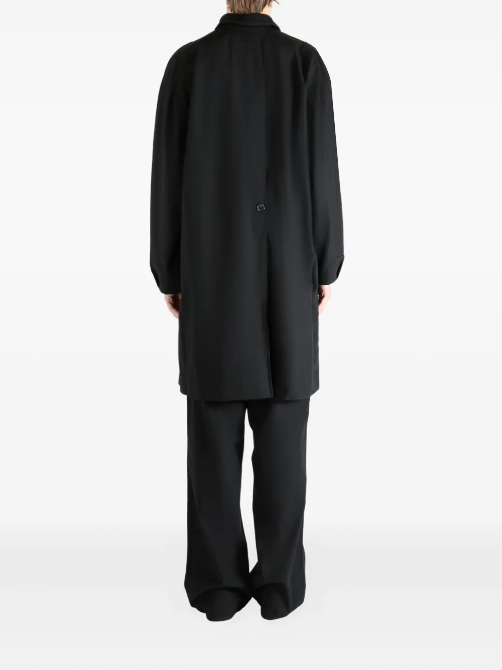 Asics X Satureja Buttoned Coat In Blue