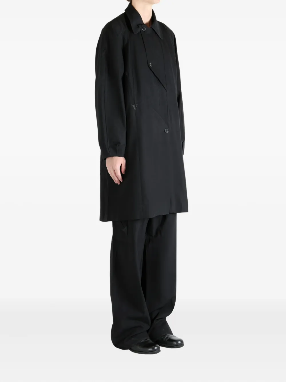 Asics X Satureja Buttoned Coat In Blue