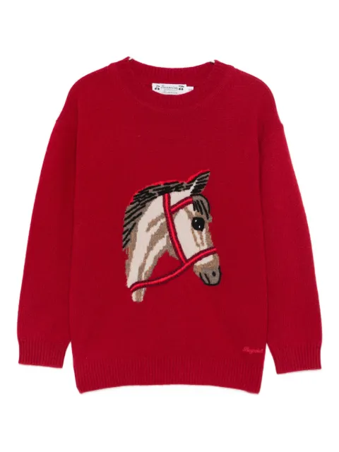 Bonpoint Jason horse-graphic top