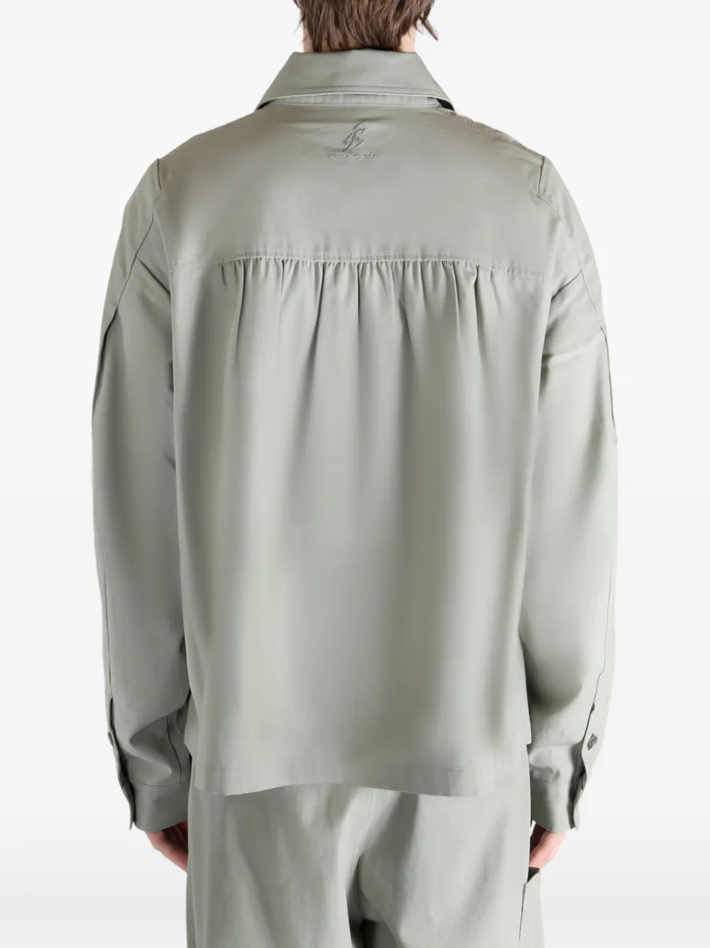 ASICS x Mirbelioids shirtjack met plooien Beige