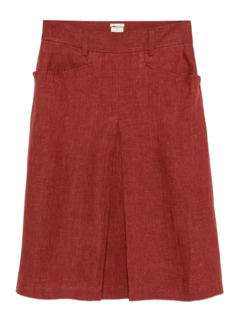 Massimo Alba Regina pocket midi skirt