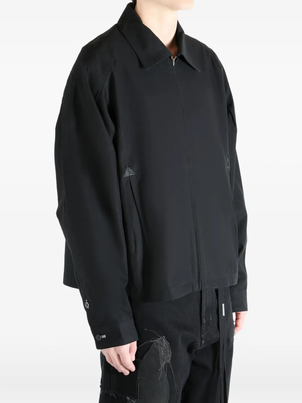 ASICS x Kiko Kostadinov Novalis jacket met yoke-detail Zwart