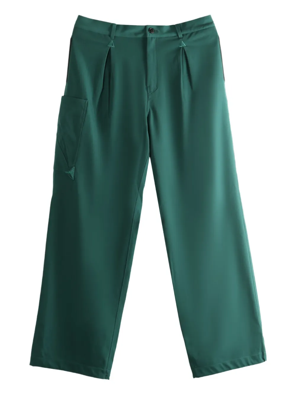 Asics X  X Kiko Kostsdinov Novalis Pocket Pleated Trousers In Green