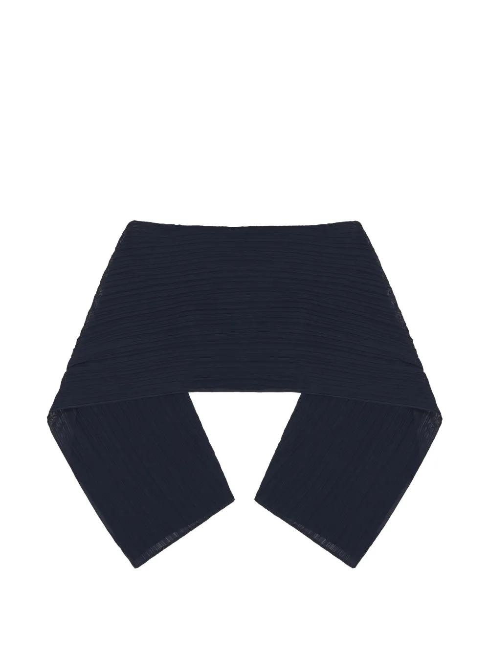 Pleats Please Issey Miyake Sciarpa plissettata - Blu