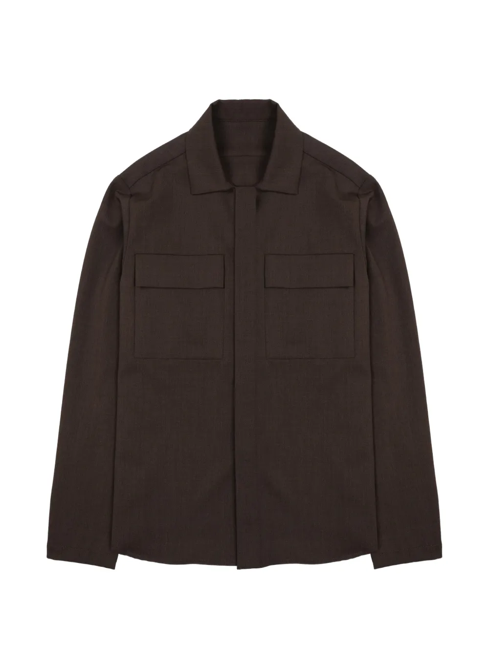 Nine In The Morning flap-pocket shirt jacket - Marrone
