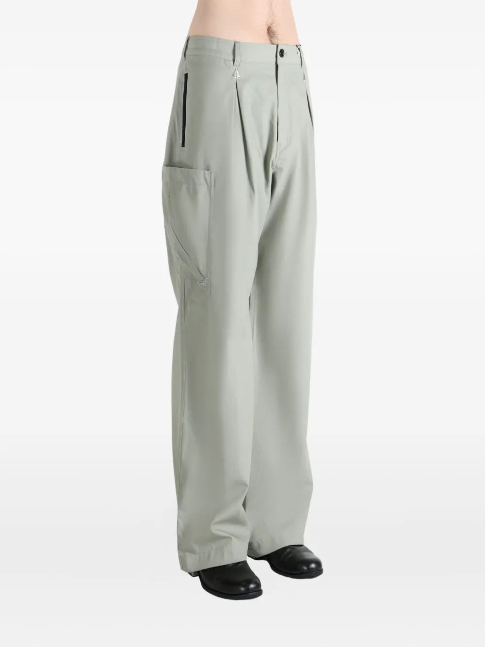 Asics X  X Kiko Kostadinov Novalis Pleated Pocket Trousers In Gray