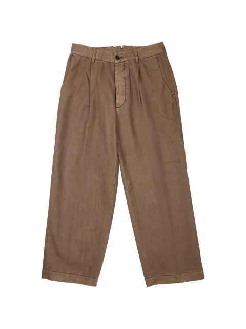 Nine In The Morning pleated straight-leg trousers