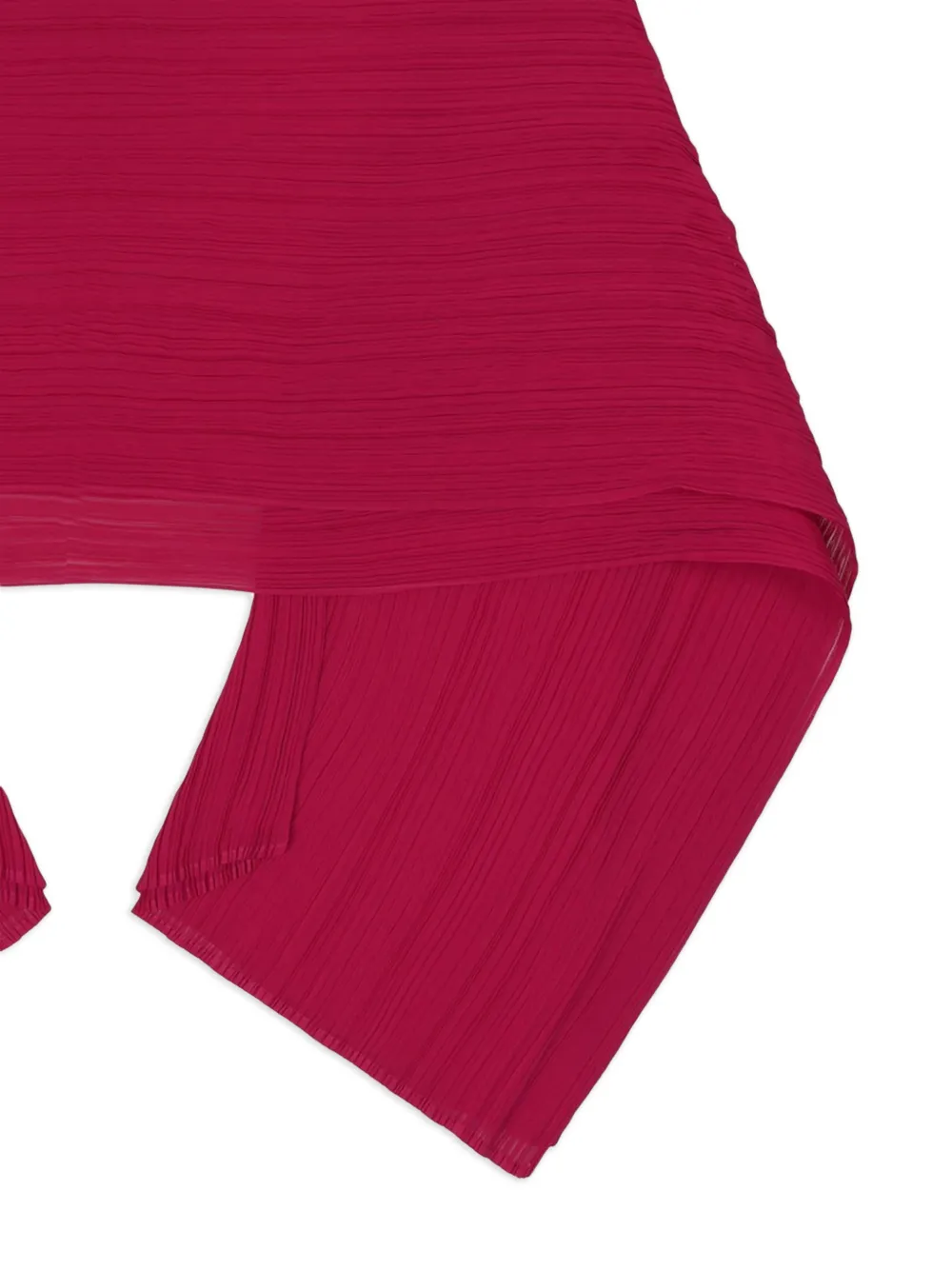  Pleats Please Issey Miyake Pleated Scarf - Pink 