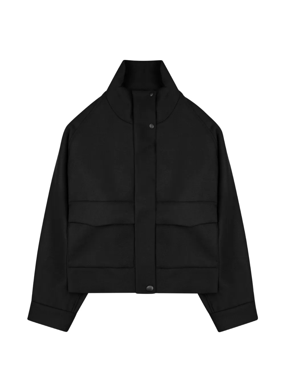 Nine In The Morning high-neck panelled jacket - Schwarz