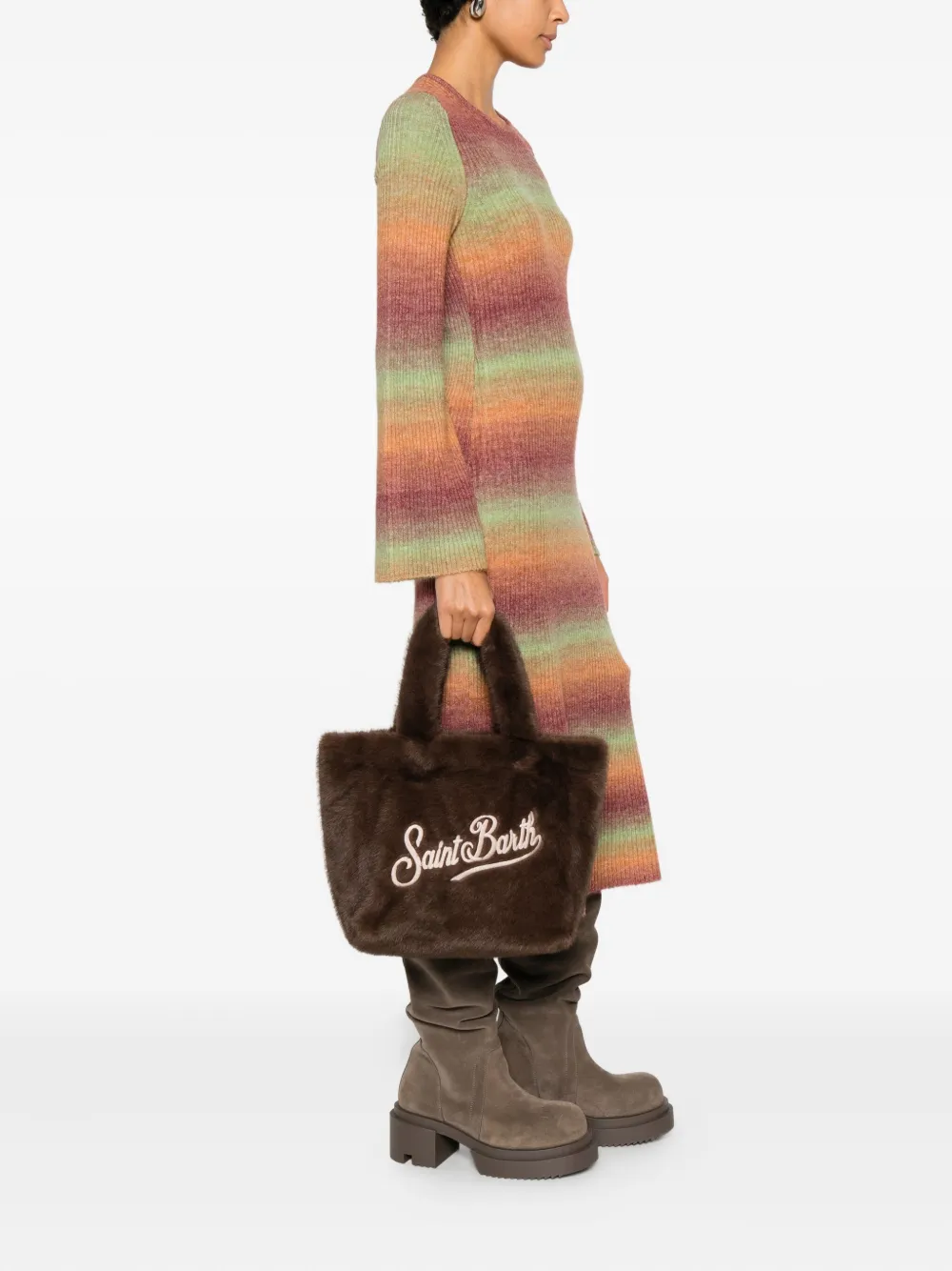 Mc2 Saint Barth Colette Soft Fur Tote Bag