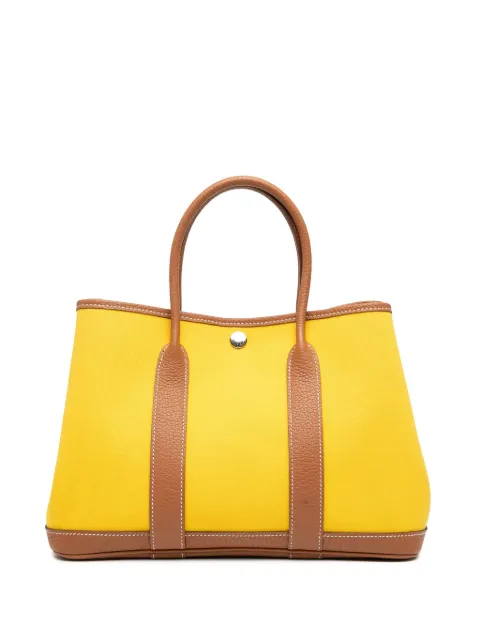 Hermès Pre-Owned 2019 Toile and Negonda Garden Party 30 tote bag
