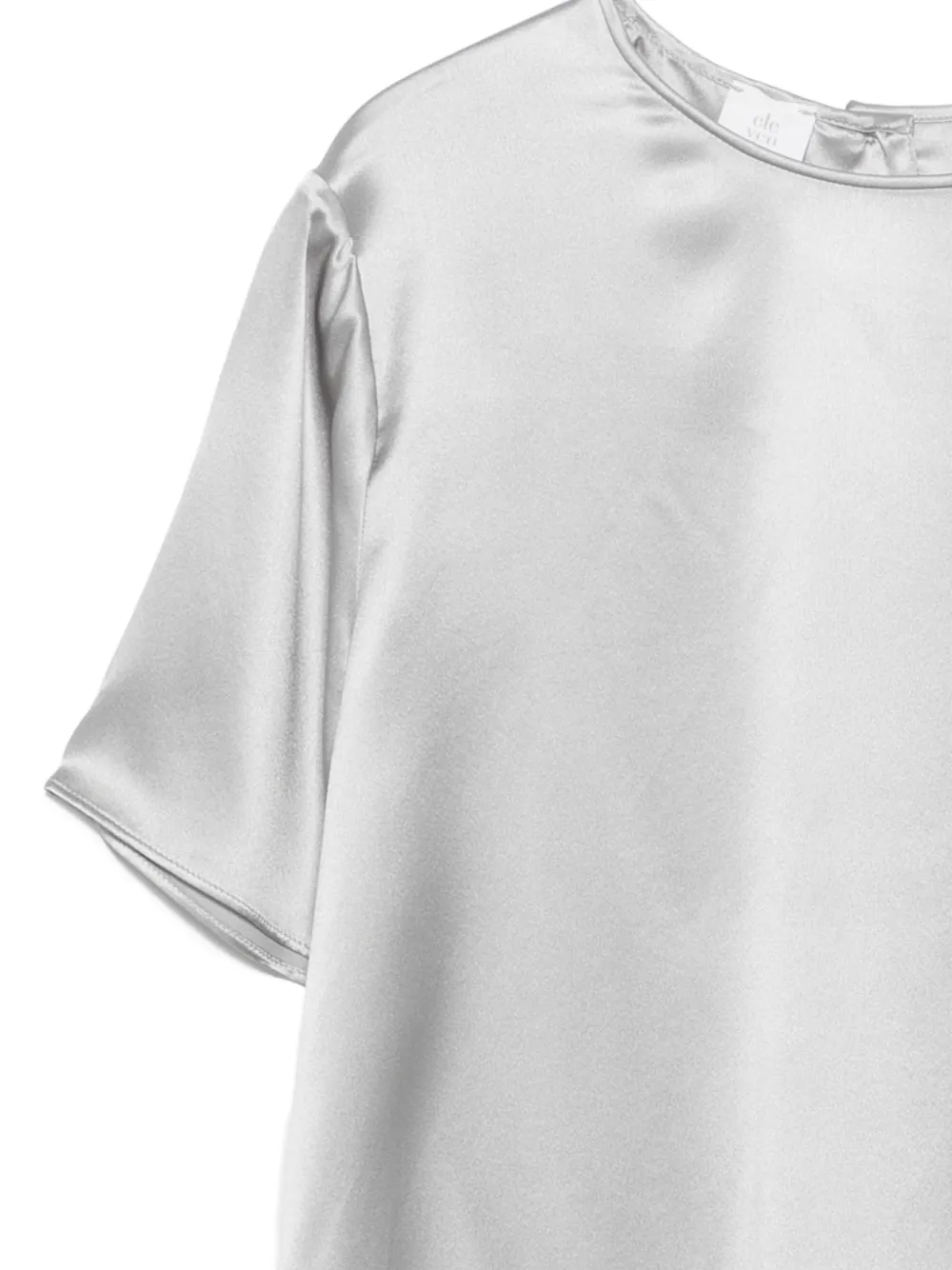  Eleventy Silk Blouse - Grey 