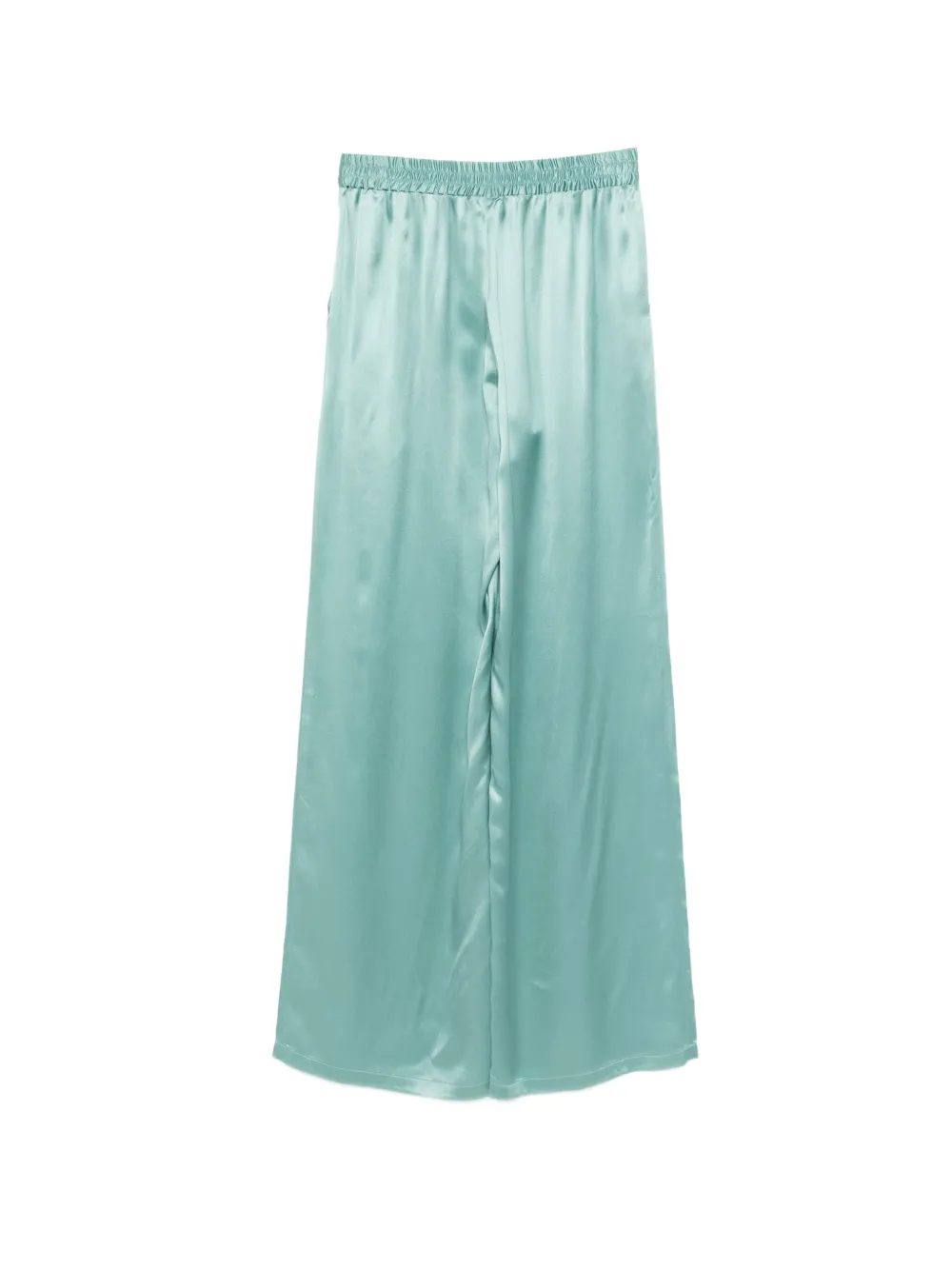  Eleventy Silk Trousers - Blue 